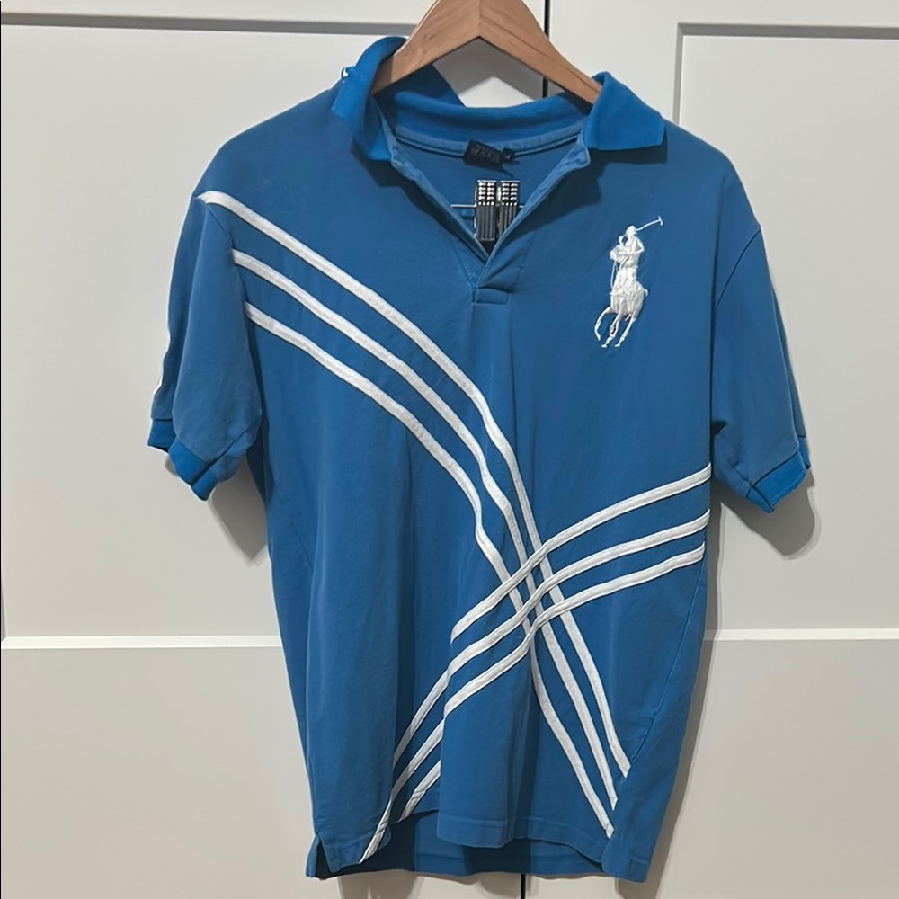 Polo by Ralph Lauren Men's Blue Polo Shirt